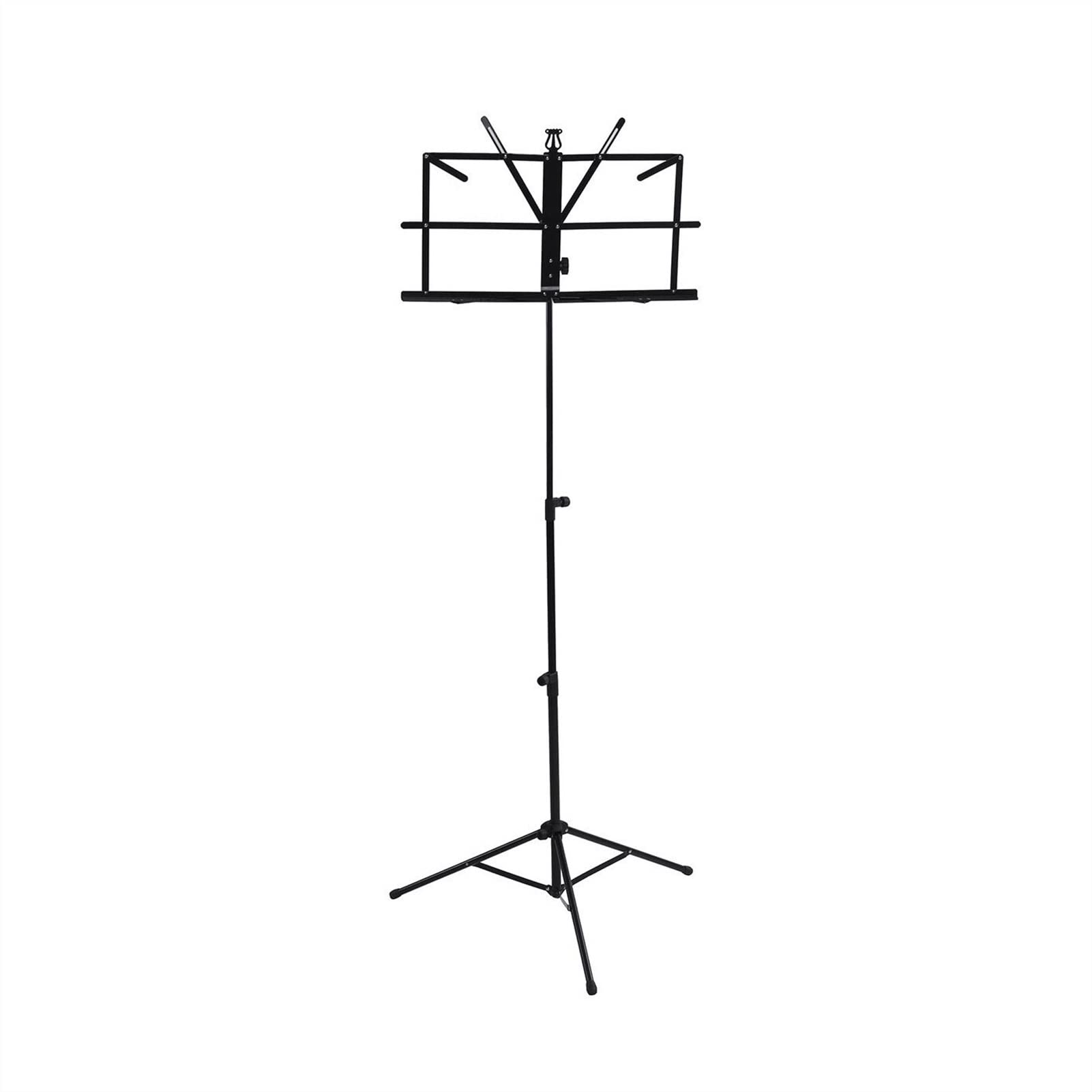 Adjustable Foldable Music Stand with Carry Bag - Portable Sheet Music Holder for Guitar, Violin & Piano - Perfect for Home Practice, School & Outdoor Performances
