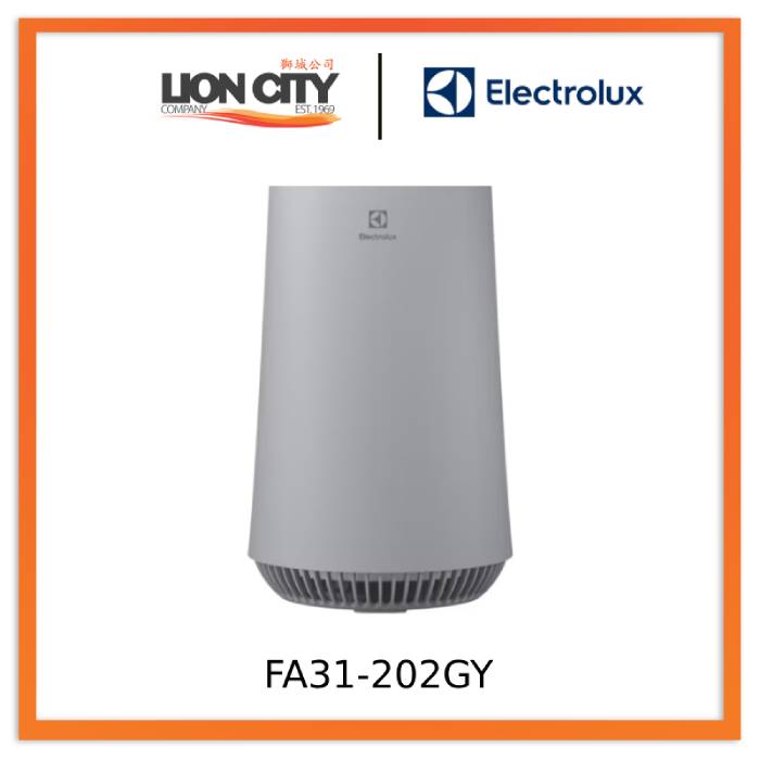 Electrolux Flow A3 FA31 202GY HEPA Air Purifier for Home - Removes Dust, Pollen & Pet Dander - Perfect for Bedroom, Living Room & Office
