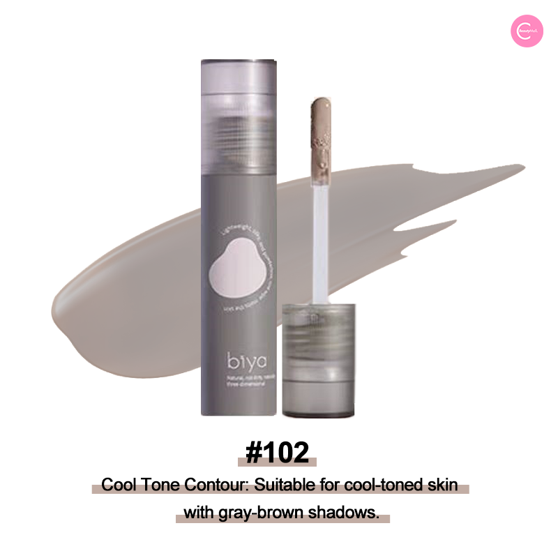 Biya Dual Tone Highlight & Contour Liquid Makeup - Natural 3D Face Sculpting & Contouring Kit for Cheekbones & Jawline - Perfect for Everyday Makeup & Special Occasions