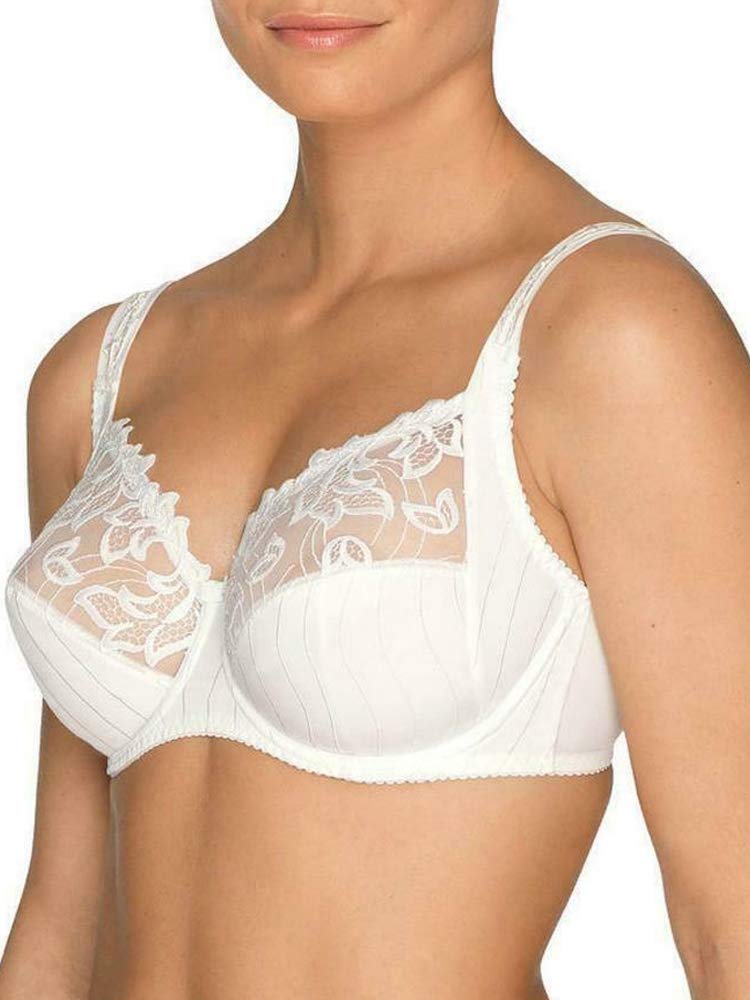 PrimaDonna Deauville Side Support Bra 36G White - Full Coverage Plus Size Underwire Bra for Women, Comfortable Support for Large Bust - Perfect for Everyday Wear, Work & Special Occasions