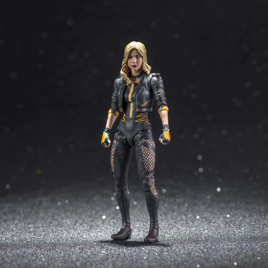 1/18 HIYA 4inch Action Figure - Exquisite Mini Series INJUSTICE 2 Black Canary Collectible Model | Perfect for DC Fans, Display & Action Figure Collections | Superhero Decor for Home, Office & Gaming Setup