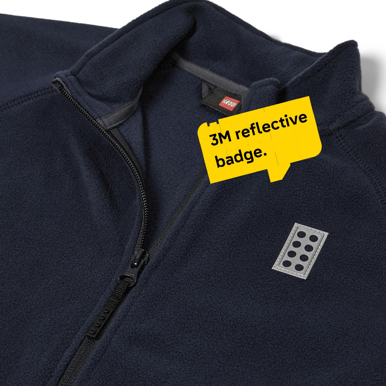 LEGO Wear Kids & Baby Full-Zip Fleece Cardigan Jacket - Dark Navy - Size 12 Years | Warm & Cozy Outerwear for School, Playdates & Outdoor Activities