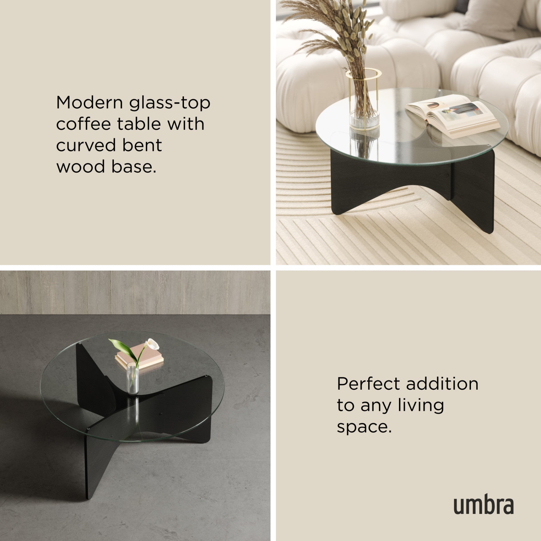 Modern Solid Wood Coffee Table - Handcrafted Rustic Living Room Furniture for Home Decor | Perfect for Living Room, Lounge & Office Spaces