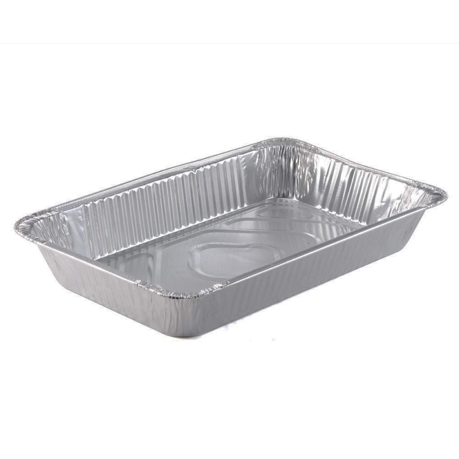 Tiger Chef Aluminum Foil Pans - 100 Pack 18x26 Inch Disposable Freezer to Oven Safe Containers for Baking, Cooking, Meal Prep, Food Storage & Freezing - Perfect for Restaurants, Catering & Home Use