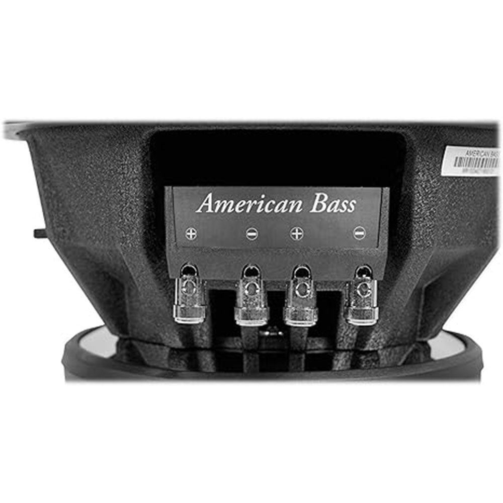 American Bass XR10D4 10 Inch 1000W RMS (2000W Peak) Dual 4 Ohm Car Subwoofer - Powerful Bass for Car Audio Systems, Perfect for Trucks & SUVs