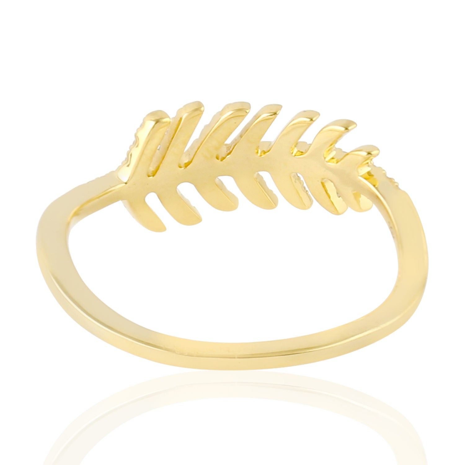 18K Yellow Gold Micro Pave Diamond Ring for Women - Elegant Designer Jewelry Gift for Anniversary, Birthday & Valentine's Day | Perfect for Engagement, Wedding & Special Occasions