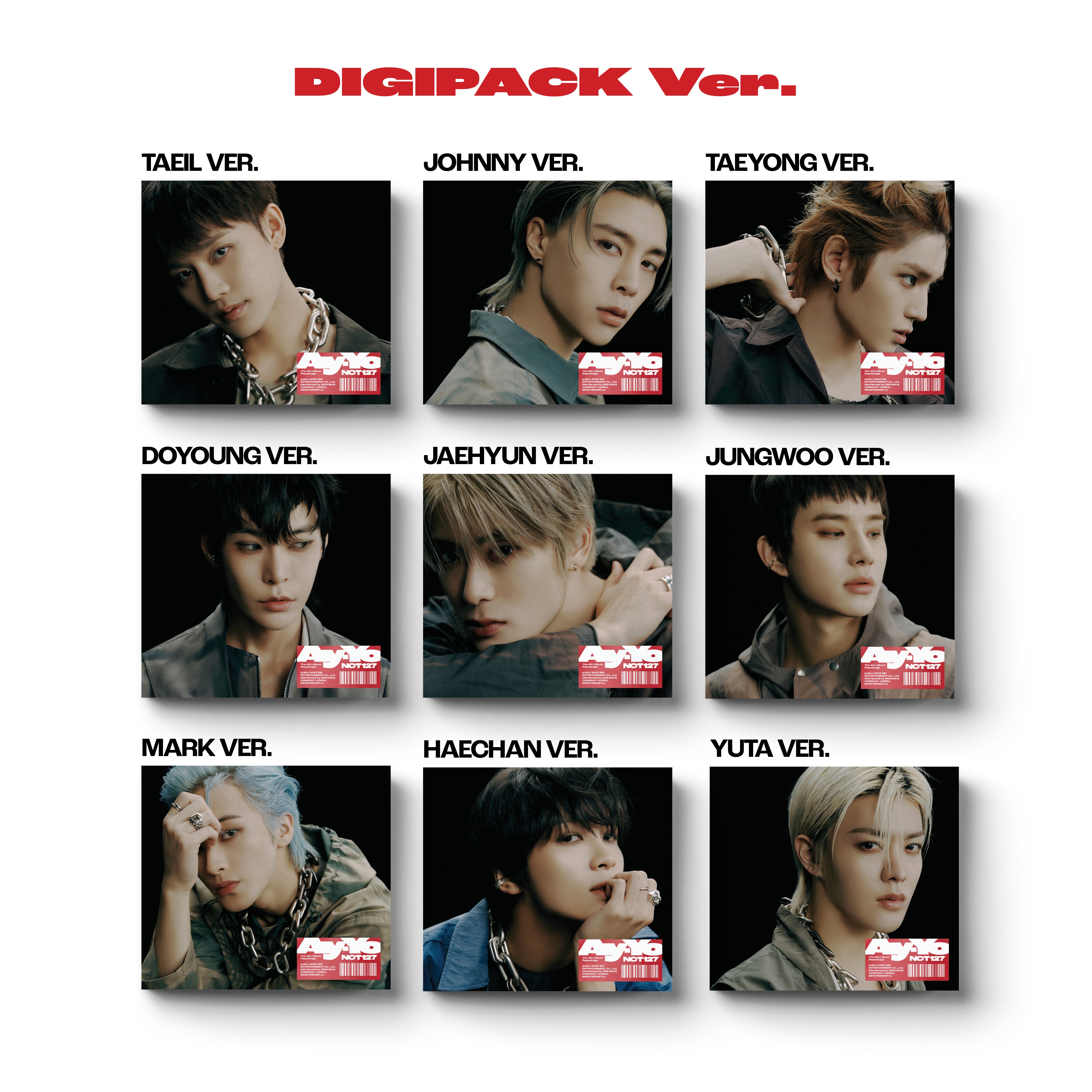 NCT 127 4th Album Repackage 'AY YO' Digipack Version - K-Pop Music CD for Fans Collection & Gift | Perfect for Dance Practice, Car Rides, and K-Pop Parties