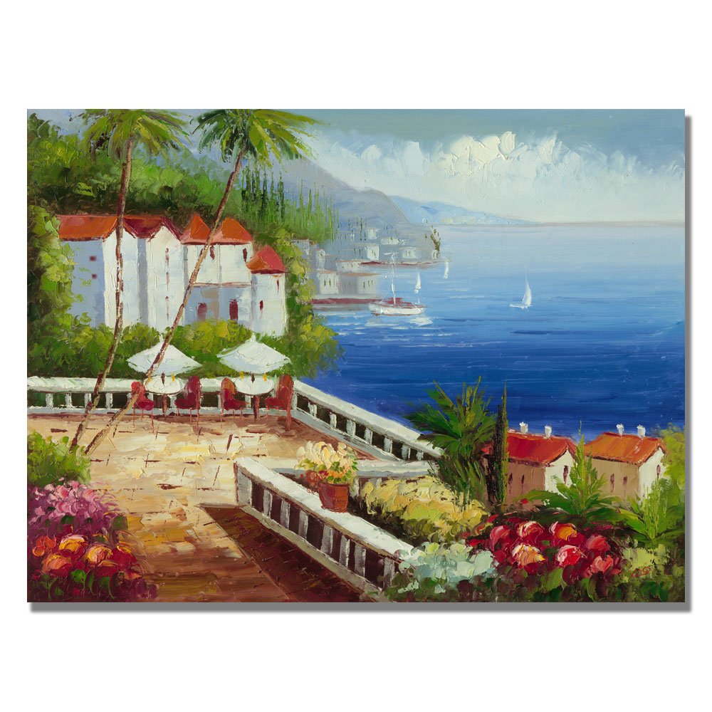 Trademark Fine Art Mediterranean View Canvas Wall Art - 35