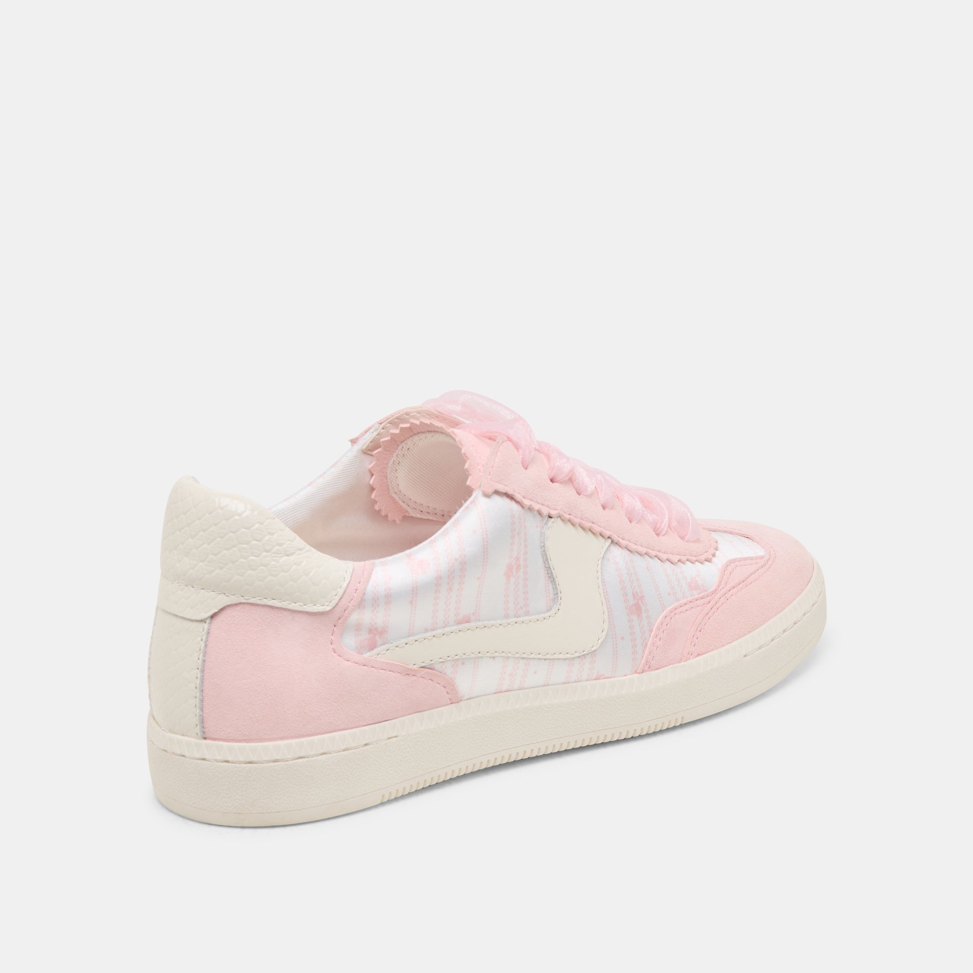 Byrdie Golf Sneakers for Women - Pink Floral Nylon Athletic Shoes - Perfect for Golf, Walking & Casual Wear