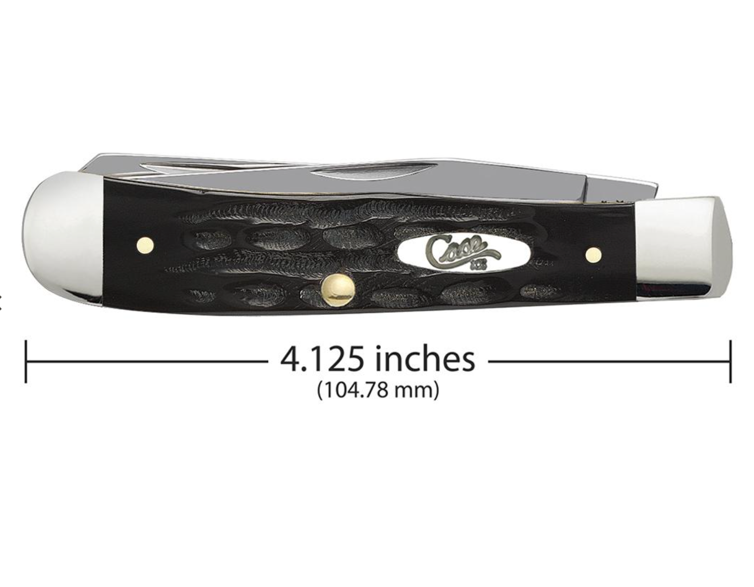 Premium Jigged Buffalo Horn Trapper Knife - CASE65010 - Durable Hunting & Outdoor Pocket Knife for Camping, Fishing & Everyday Carry (EDC)