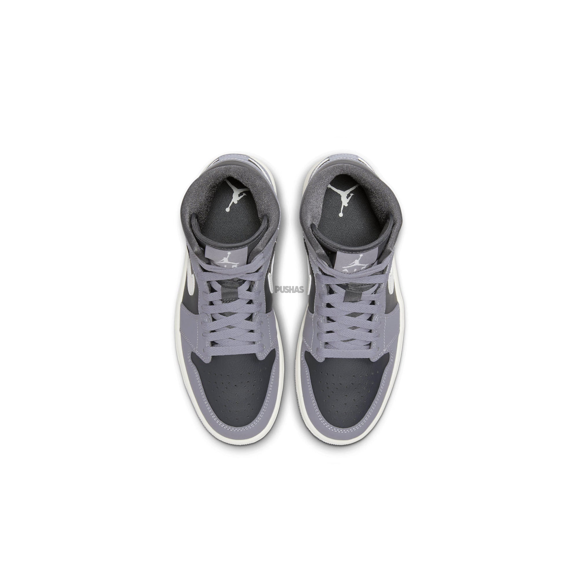 Air Jordan 1 Mid 'Cement Grey' Women's Basketball Shoes 2023 Edition - Stylish Sneakers for Casual Wear, Gym & Street Fashion