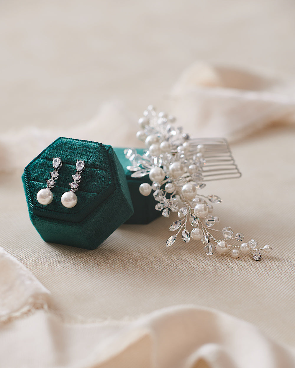 Bailey Pearl Drop Earrings - Elegant Dangle Pearl Jewelry for Women | Perfect for Weddings, Parties & Special Occasions