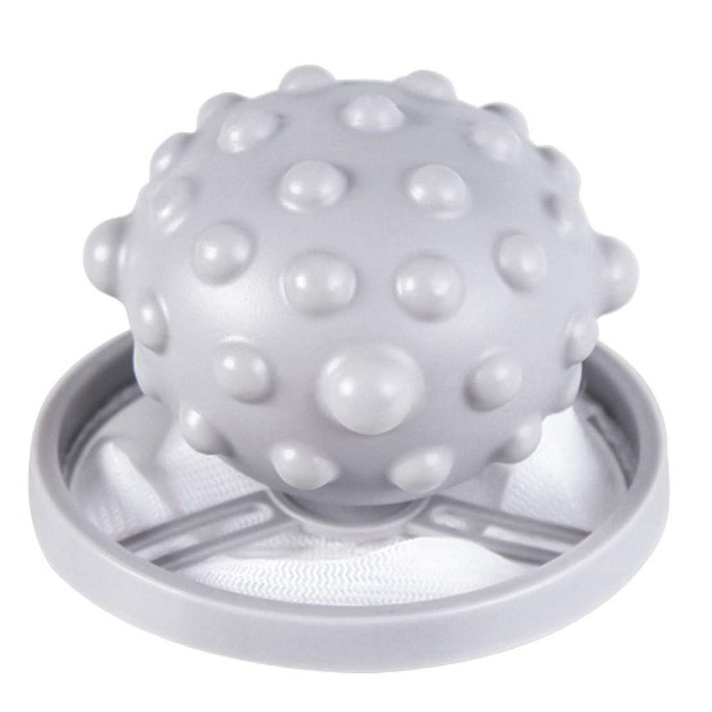 MISYAA Washing Machine Lint Catcher - Floating Hair Ball Remover for Laundry, Gray | Prevents Clogged Drains & Protects Clothes - Ideal for Pet Owners & Long Hair Care