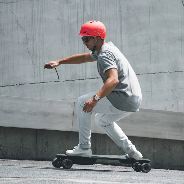 Exway Flex Pro Hydro Electric Skateboard - 345Wh Belt Drive, 31 MPH Top Speed, 25 Mile Range, Includes Remote - Perfect for Commuting & Urban Adventure