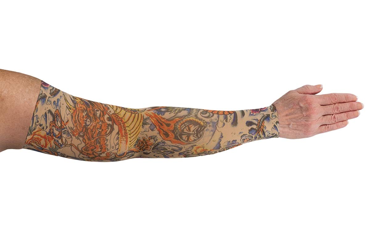 Compression Arm Sleeve 20-30mmHg with Stylish Diva Diamond Band - Perfect for Lymphedema, Post-Surgery Recovery & Sports Performance