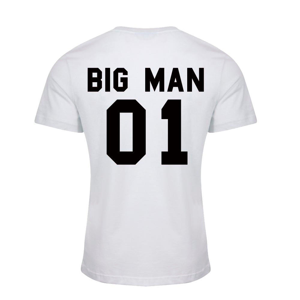 Big Man & Little Man Matching T-Shirts - Father Son Matching Outfits - MRK X - Perfect for Family Photos, Holidays & Special Occasions