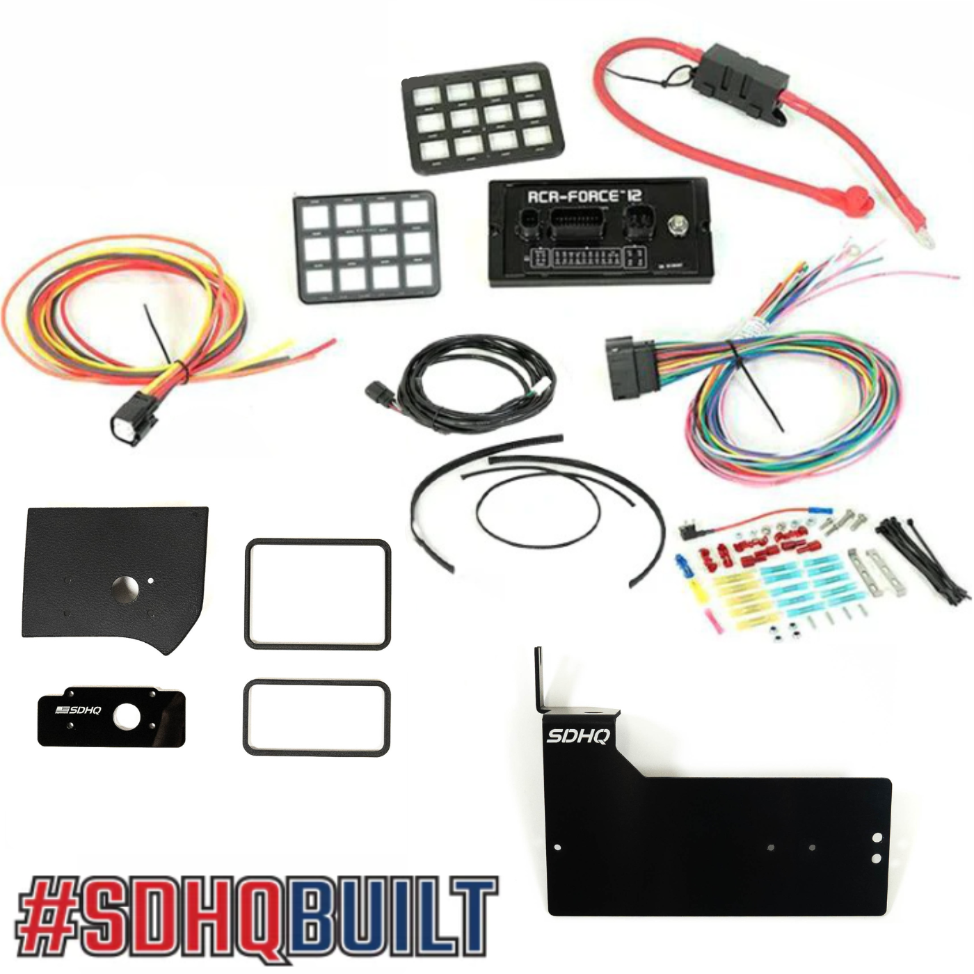 2019-2025 Ram 2500/3500 Heavy Duty SDHQ Built Complete Switch Pros RCR FORCE 12 Kit - Off-Road Lighting Control System for Truck & Overlanding Adventures