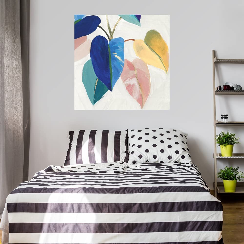 Bright Mood Fine Art Canvas Wall Decor by Artist Isabelle Z - 37x37 Inch Ready to Hang Painting for Living Room, Bedroom, Office & More - Perfect for Home, Kitchen, Bathroom & Dining Room Decor