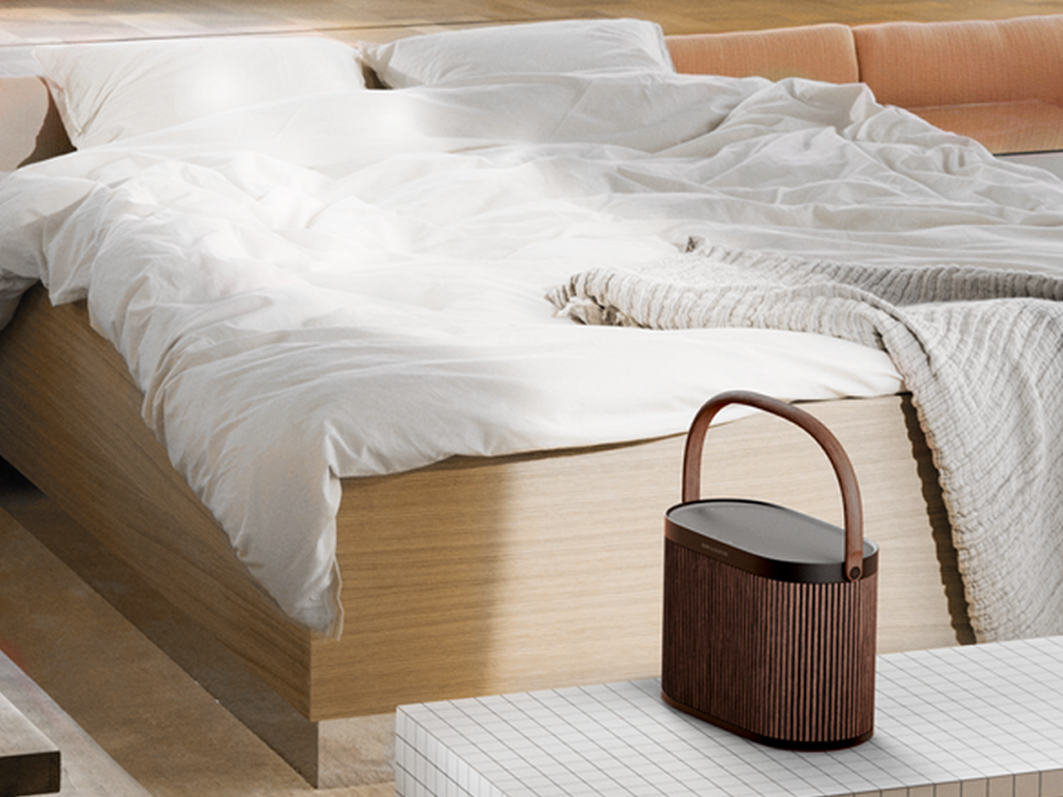 Premium Bang & Olufsen BeoSound A5 Wireless Bluetooth Speaker - High-End Portable Audio with 360° Sound for Home, Outdoor & Travel