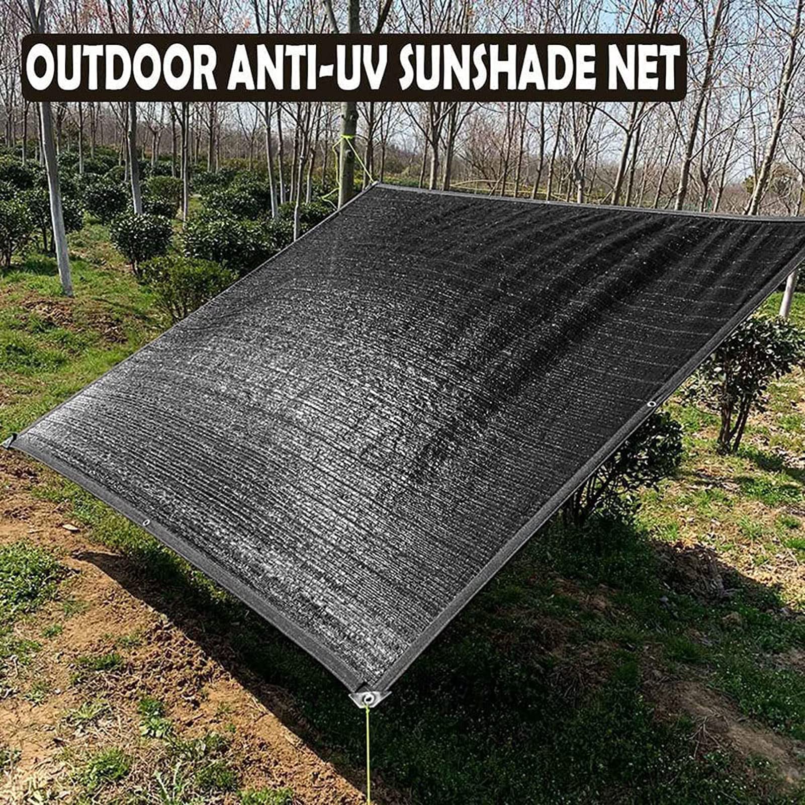 16x23 ft 70% Sunblock Shade Cloth - UV Resistant Garden Mesh Tarp for Plant Cover, Greenhouse, Barn & Kennel Protection - Ideal for Flowers, Vegetables & Outdoor Plants - Perfect for Patio, Backyard and Gardening Use
