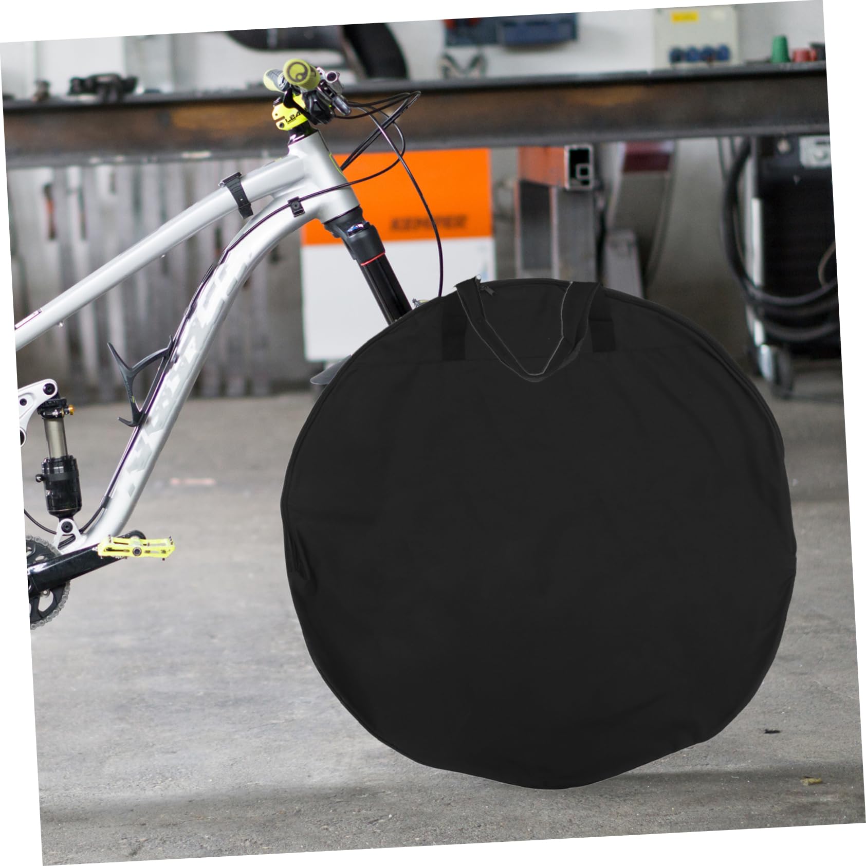 BESPORTBLE Large Capacity Mountain Bike Wheel Storage Bag - Durable Road Bike Wheel Pouch for Cycling Protection | Perfect for Bike Transport & Storage at Home/Garage