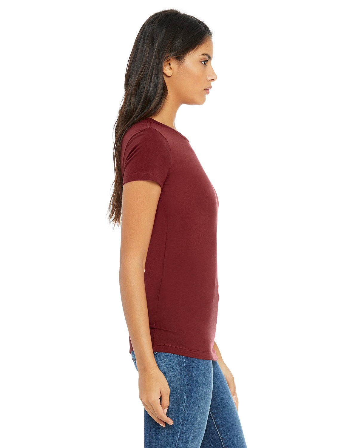 Bella + Canvas 6004 Women's Slim Fit Short Sleeve V-Neck T-Shirt - Soft Cotton Blend for Casual Wear, Workout & Everyday Comfort