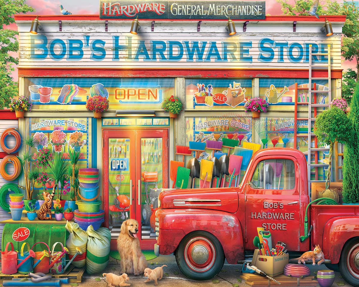 1000 Piece Jigsaw Puzzle for Adults - Vintage & Nostalgic Scenic Puzzle - Challenging Brain Game for Seniors & Grandparents | Perfect for Family Game Night, Relaxation & Cognitive Exercise