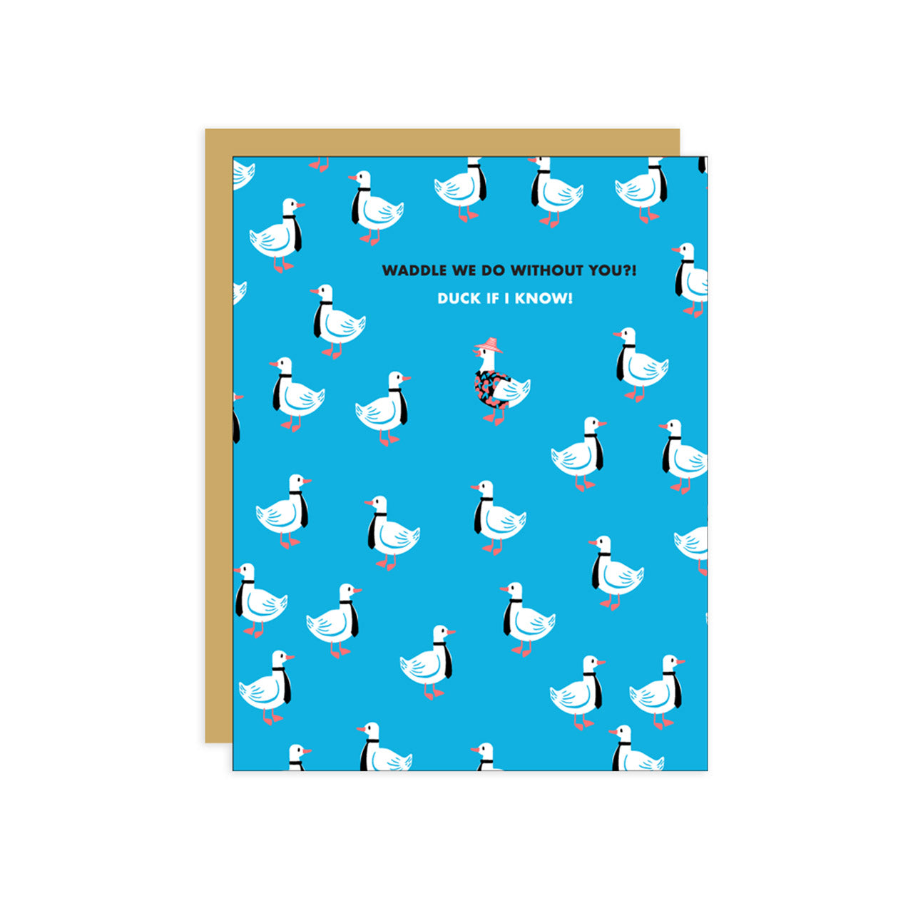 Handmade Duck Greeting Card - Cute Animal Birthday Card for Friends & Family - Perfect for Birthdays, Thank You Notes & Special Occasions