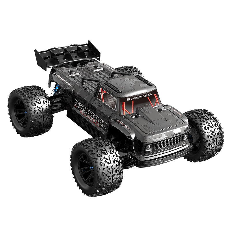 KFPLAN KF16 RTR 1/12 Scale 4WD Brushless RC Off-Road Truck - 60km/h High Speed, All-Metal Chassis, Oil-Filled Shocks, LED Lights for Night Racing - Perfect for Backyard Bashing, Trail Running & RC Racing Enthusiasts