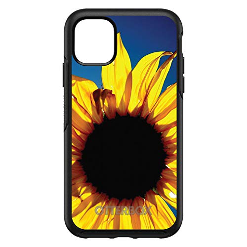 Blue Yellow Sunflower Sky On Black Case