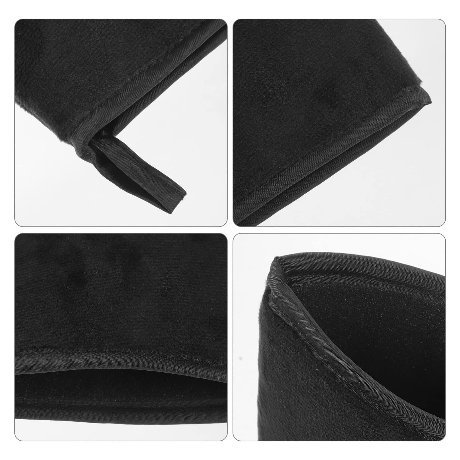 FOMIYES Self Tanning Mitt Set - Soft Tanning Gloves & Applicator for Sunless Tan Lotion, Face & Body - Flocking Back Lotion Sponge Protector for Even, Streak-Free Tan (Perfect for Salon, Home Use & Travel)
