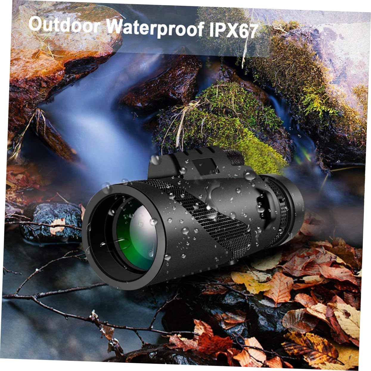 UKCOCO Compact Portable Night Vision Telescope for Adults - Lightweight Travel & Hunting Gear for Outdoor Adventures, Camping, and Wildlife Observation