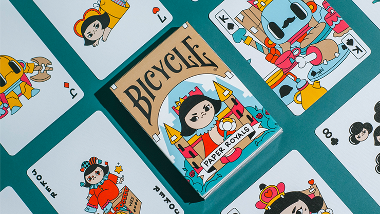Bicycle Paper Royals Playing Cards - Premium Poker Deck for Card Games, Magic Tricks & Collectibles | Ideal for Poker Nights, Cardistry & Gift Giving