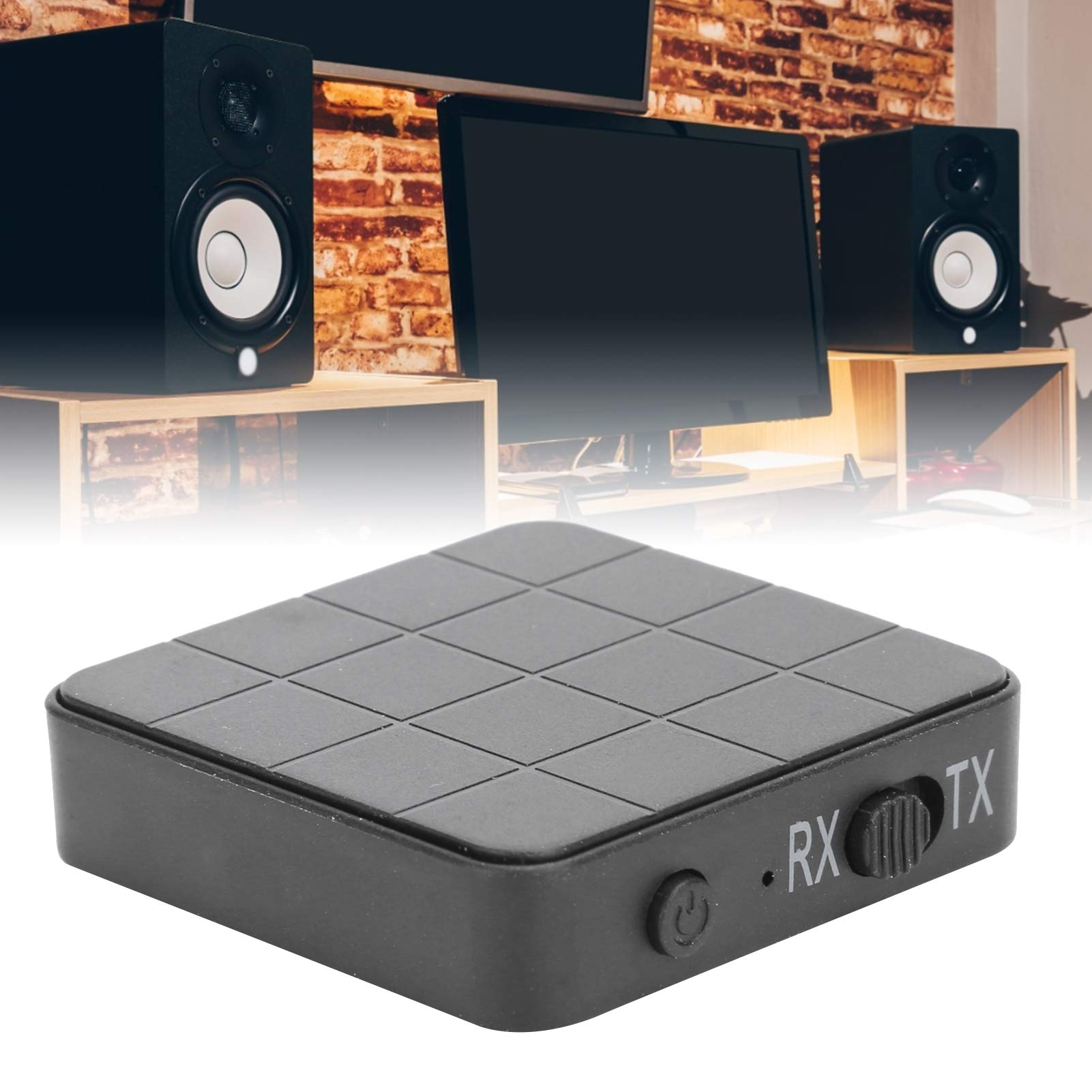 KN321 Bluetooth 5.0 Audio Transmitter & Receiver 2-in-1 Adapter for TV, PC, Laptop - Wireless Bluetooth Audio Converter for Headphones, Speakers, Smartphones, MP3/CD Players | Perfect for Home Theater, Gaming & Music Streaming
