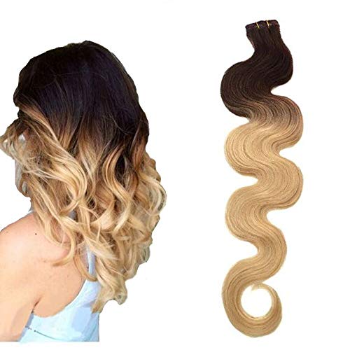 #2/613 (Ombre Dark Brown with Bleach Blonde)