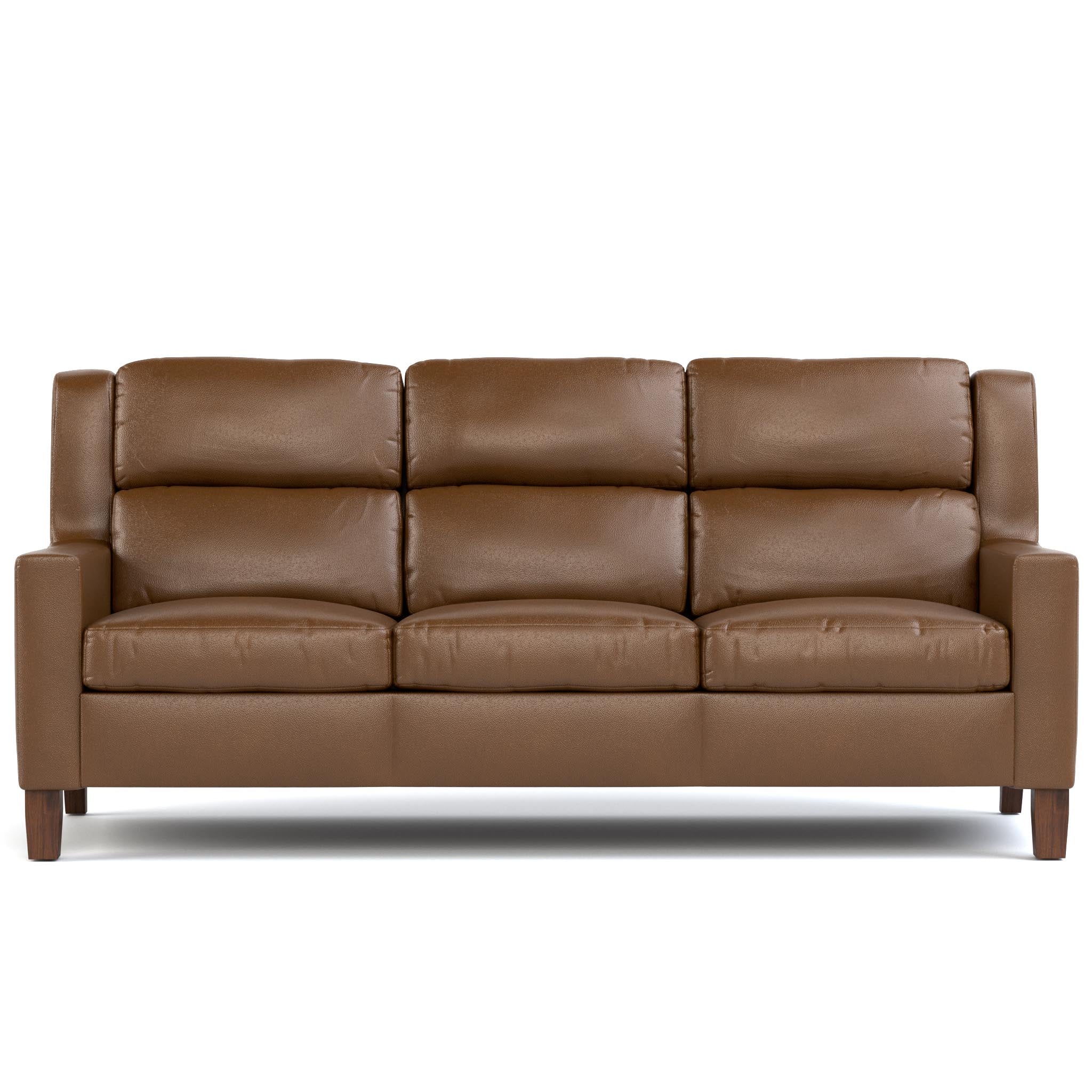 Woodlands Track Arm Sofa - Modern Upholstered Living Room Couch for Home & Office - Perfect for Lounging, Entertaining & Relaxing