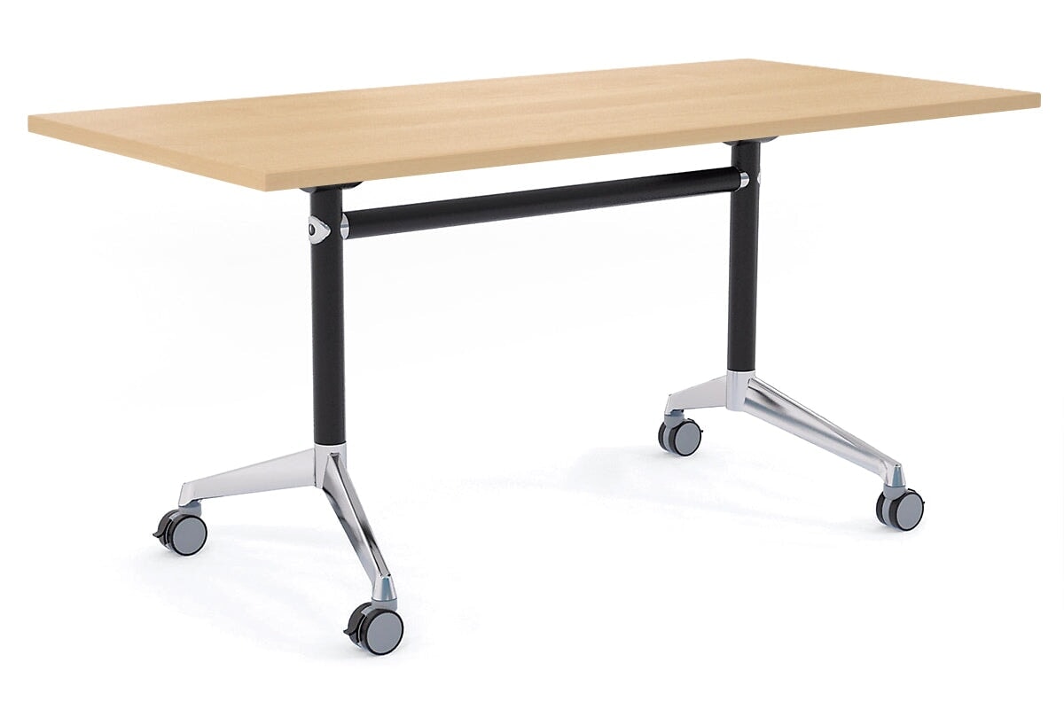 Foldable Mobile Meeting Table - Blackjack Flip Top Conference Desk [1400L x 700W] - Perfect for Office Meetings, Classrooms & Event Spaces