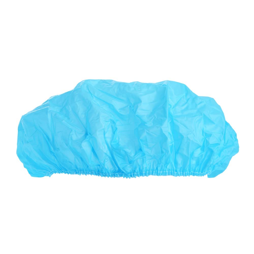 Disposable Non-Woven Bouffant Shower Caps for Men & Women – Pack of 100 Blue Hair Covers | Hospital, Salon, Spa, Home Use | Latex-Free & Comfortable
