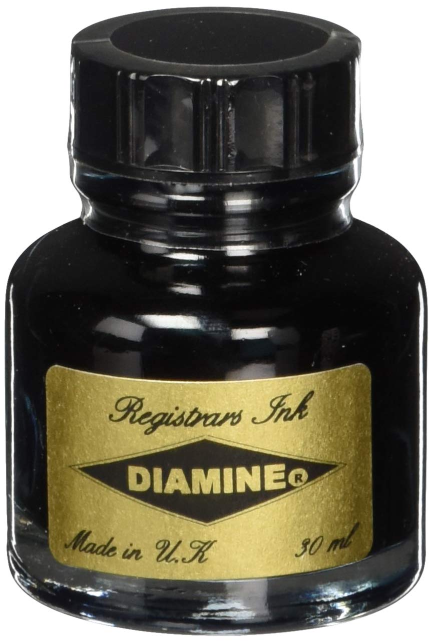 Diamine 30ml Fountain Pen Ink Bottle - Registrar's Ink for Calligraphy, Writing & Art | Perfect for Journals, Letters & Professional Documents