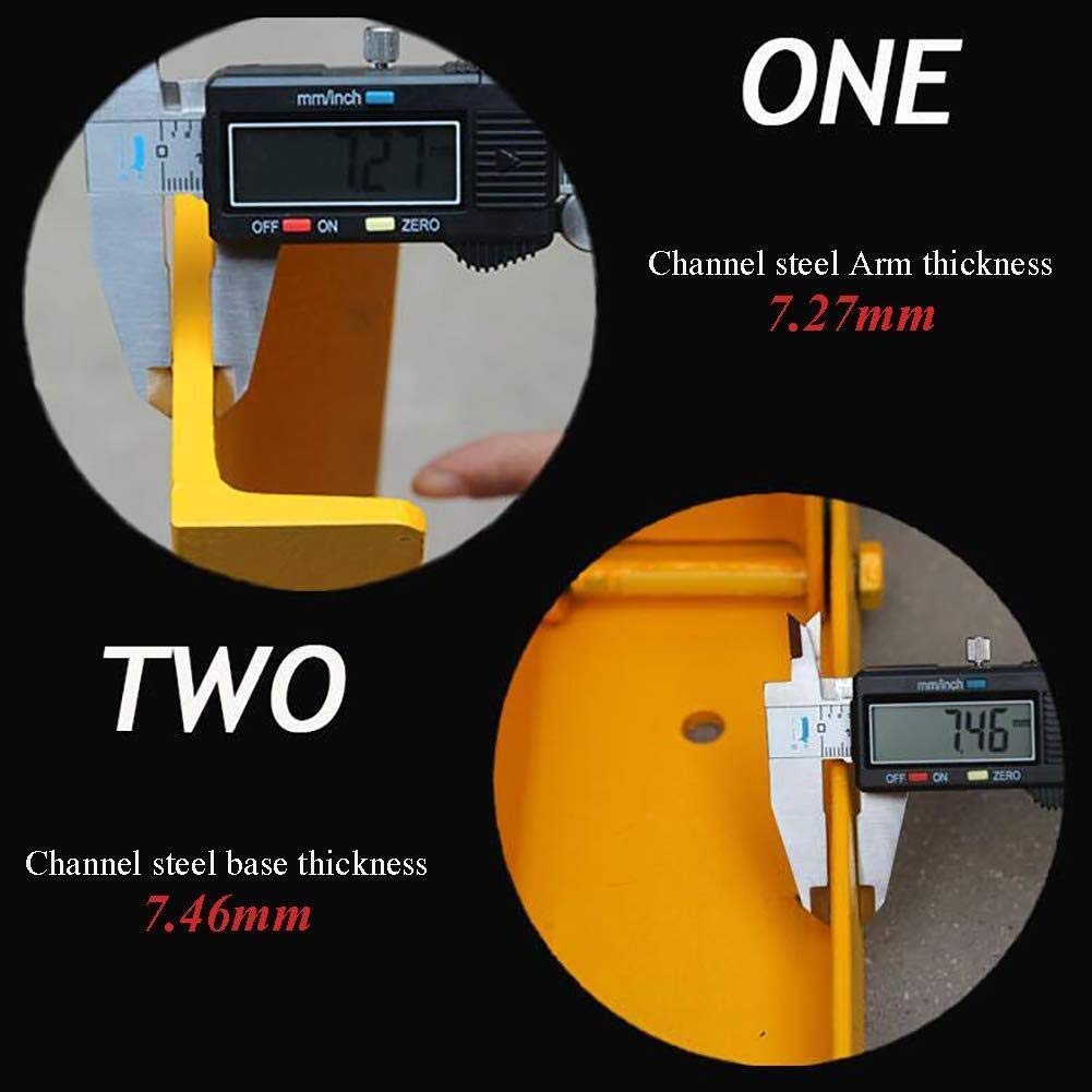 Heavy Duty Parking Latch Barrier - Triangle Channel Lock Collision Prevention System for Car Spaces, Fixed Bollard Without Padlock - Perfect for Shopping Malls, Office Buildings & Residential Parking Lots