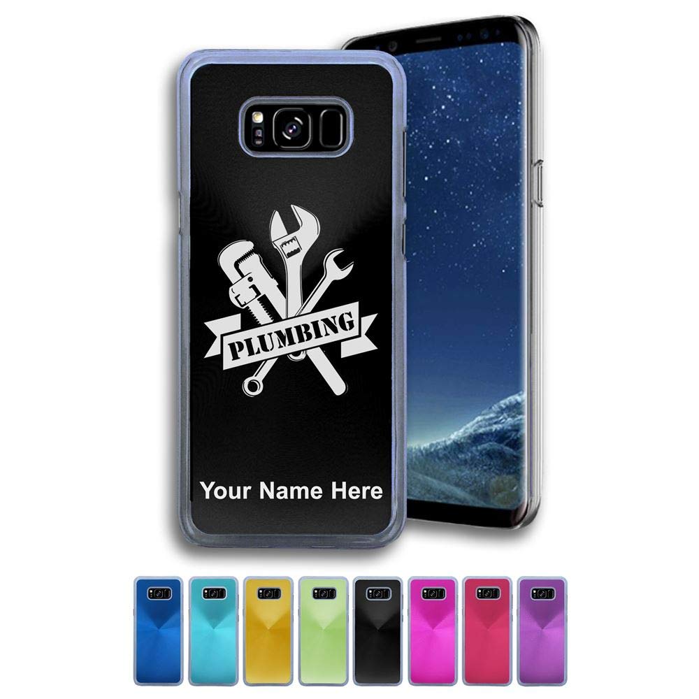 Personalized Engraved Samsung Galaxy S8 Case - Shockproof Protective Cover for Galaxy S8 - Perfect Gift for Birthday, Anniversary & Holidays (Home, Office, Travel Use)