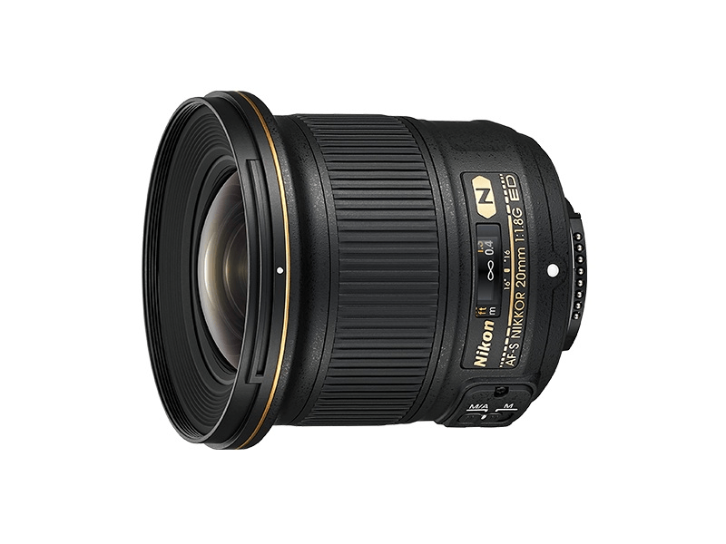 Nikon AF-S NIKKOR 20mm f/1.8G ED Wide-Angle Prime Lens for DSLR Cameras - Perfect for Landscape, Architecture & Low-Light Photography
