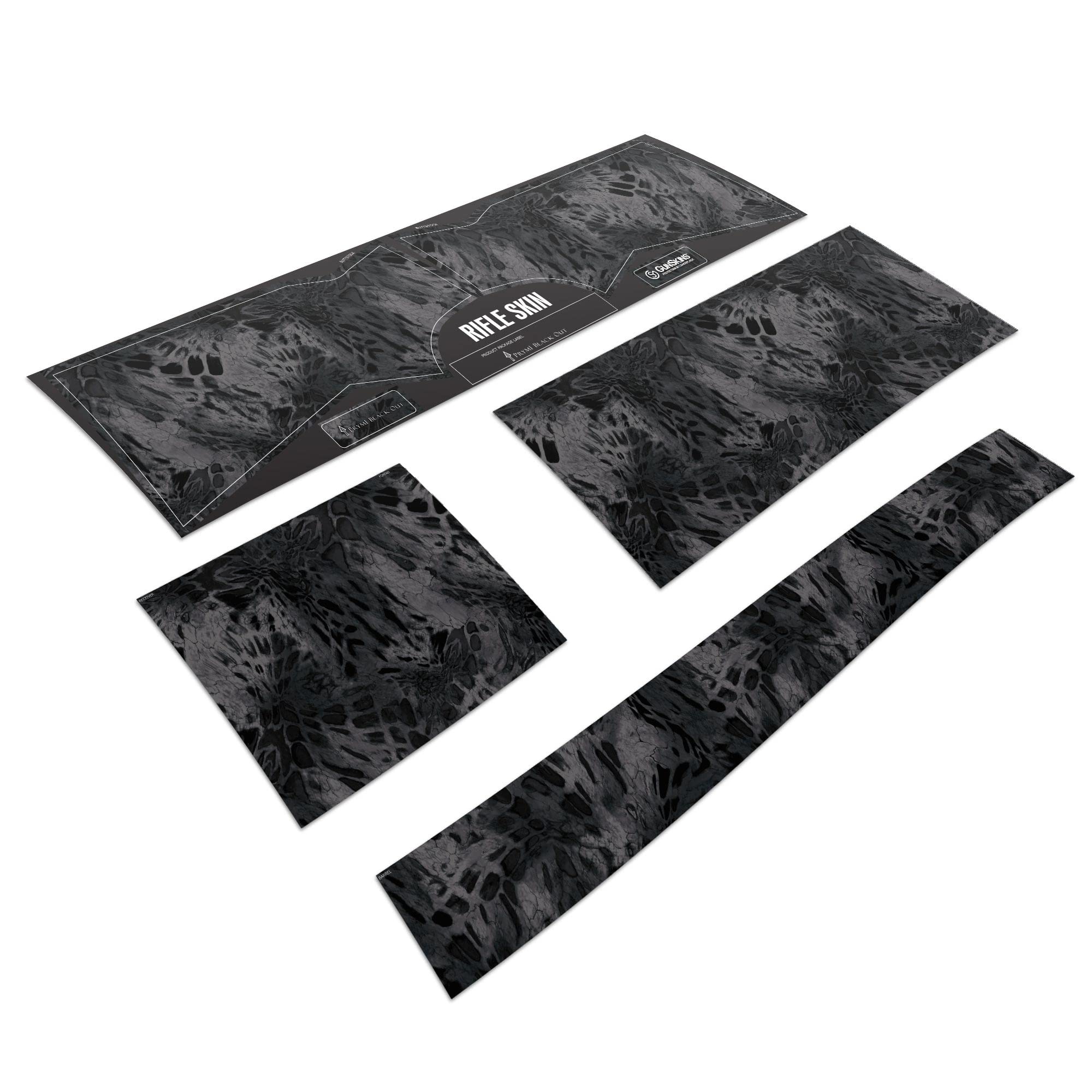GunSkins Rifle Skin for Airsoft AEG - Vinyl Gun Wrap with Precut Pieces | Easy Installation, Universal Fit, 100% Waterproof Matte Finish | Made in USA | Perfect for Airsoft Battles, Hunting & Gun Customization
