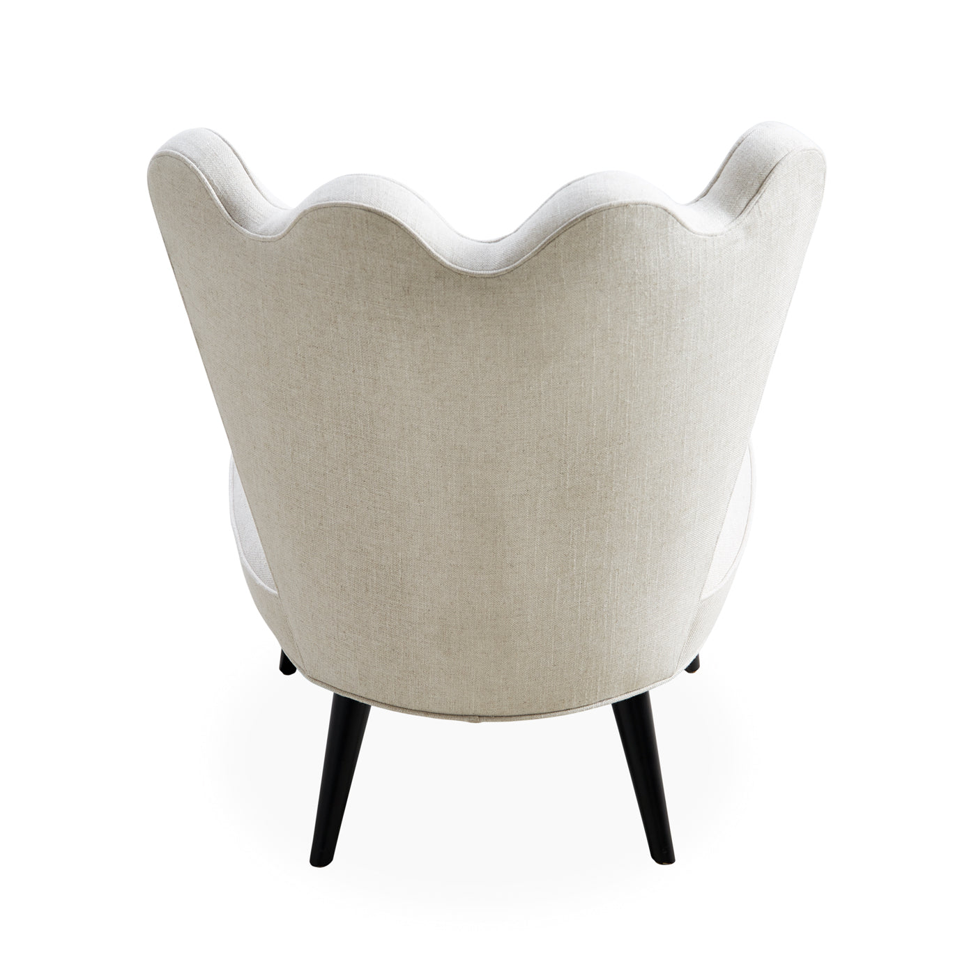 Ripple Slipper Chair - Comfortable Modern Accent Chair for Living Room, Bedroom & Office - Perfect Reading Nook Chair and Lounge Seating