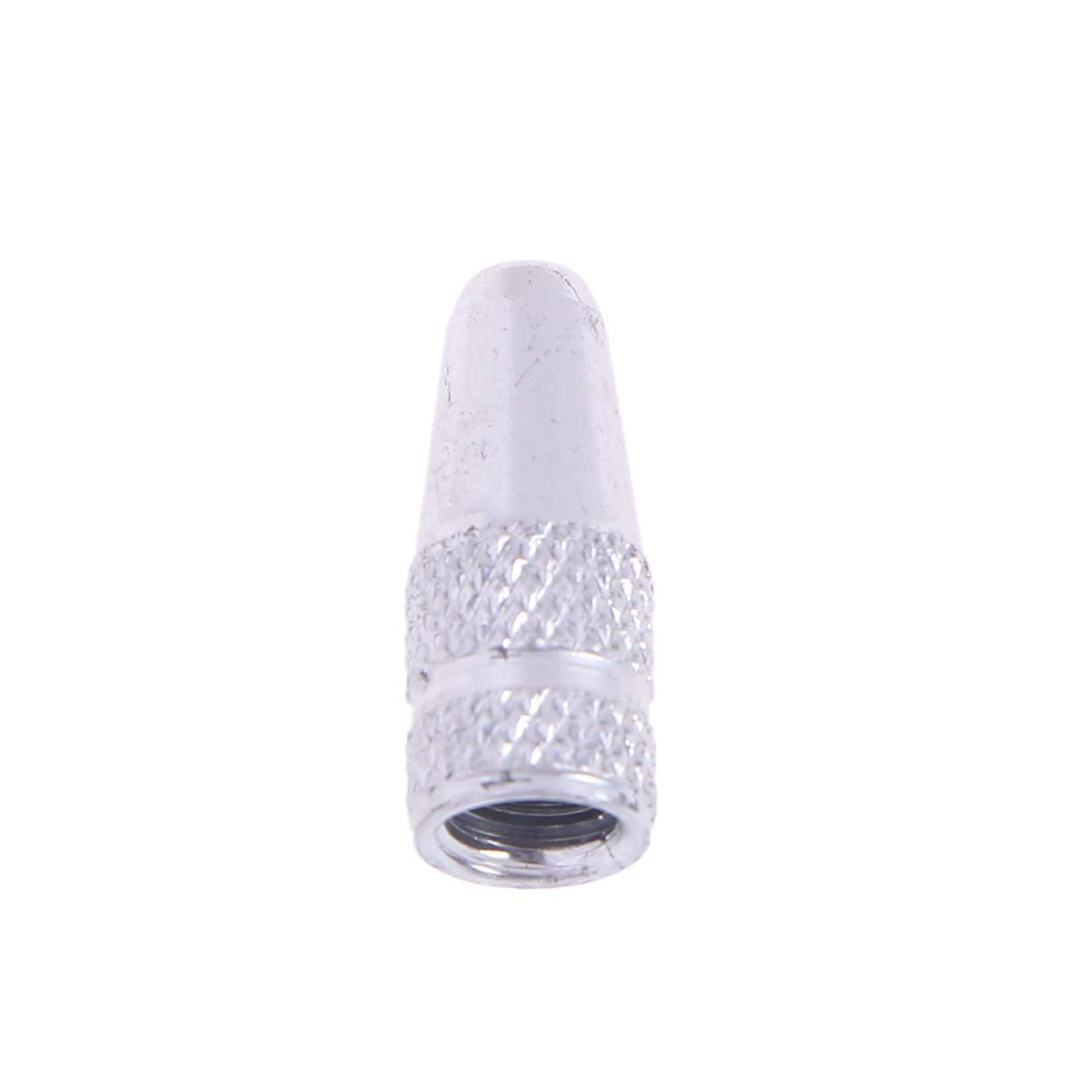 6 Pcs Aluminum Bicycle Tire Valve Caps - Durable Bike Tire Stem Caps for Road, Mountain & BMX Bikes - Perfect for Cycling, Commuting & Outdoor Adventures