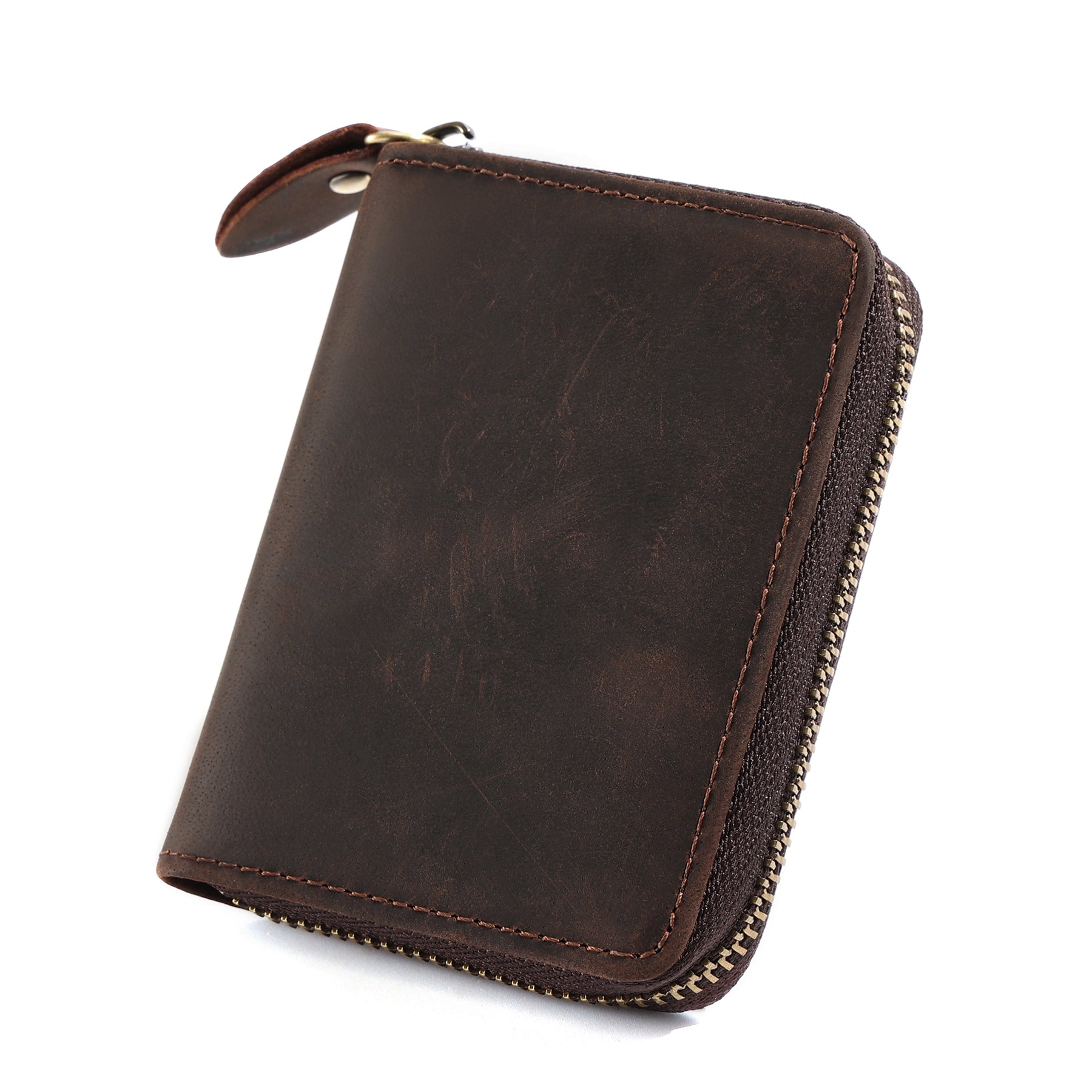 RFID Blocking Men's Leather Wallet - Slim Durable Credit Card Holder for Everyday Use & Travel Security