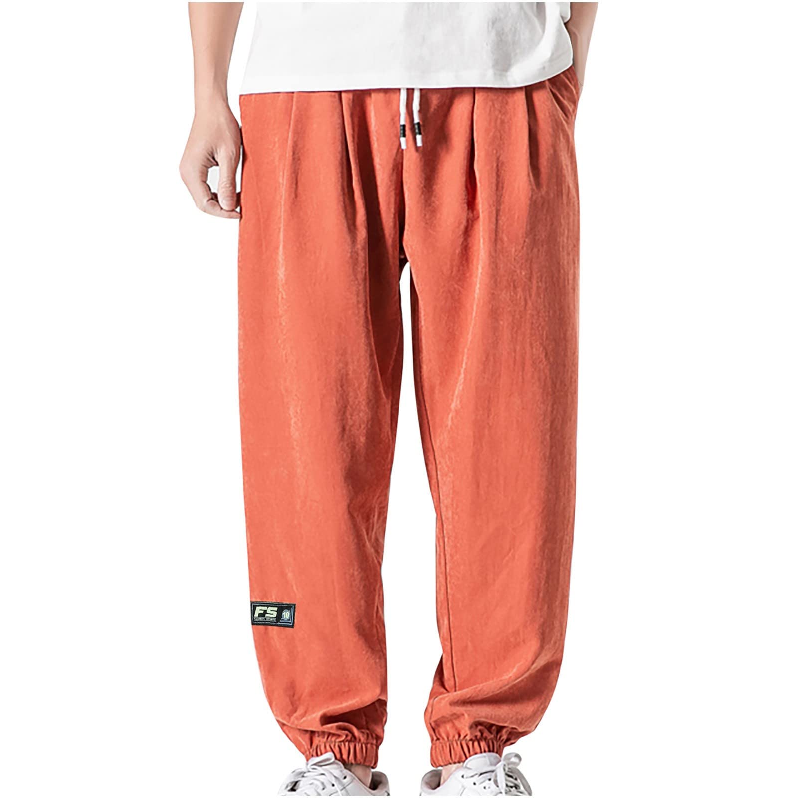 Men's Khaki Cargo Pants - Classic Twill Relaxed Fit Workwear & Combat Safety Trousers with Stretch | Durable Outdoor Work Pants for Construction, Hiking & Casual Wear