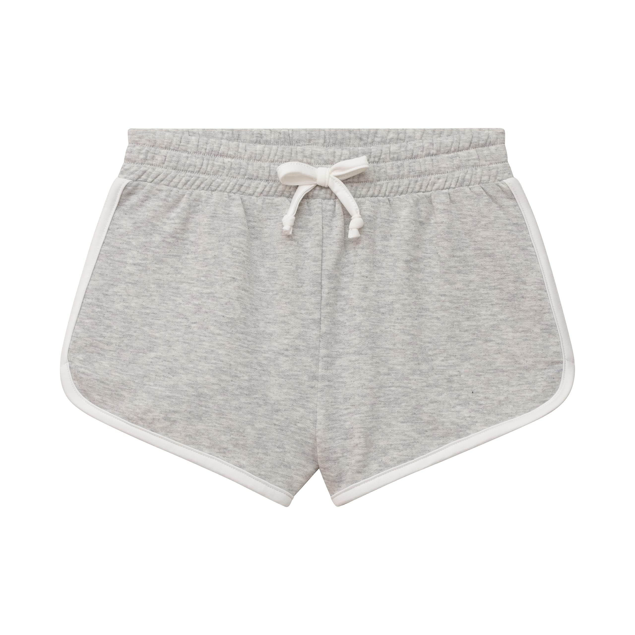 BTween Girls 4-Piece Active Performance Dolphin Shorts with Faux Drawstring - Breathable Running Shorts for Kids - Perfect for Sports, Gym & Outdoor Play