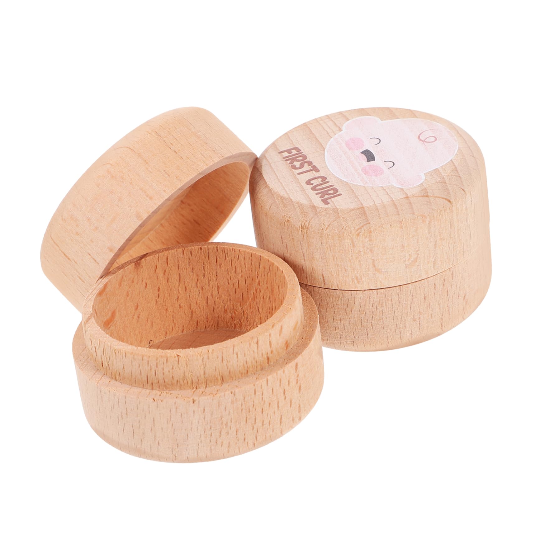 ORFOFE 2-Pack Tooth Keepsake Box with Fetal Hair Storage - Cute Cartoon Design Baby Teeth Organizer for Kids | Perfect for First Tooth, Lost Teeth & Baby Hair Memorabilia Collection