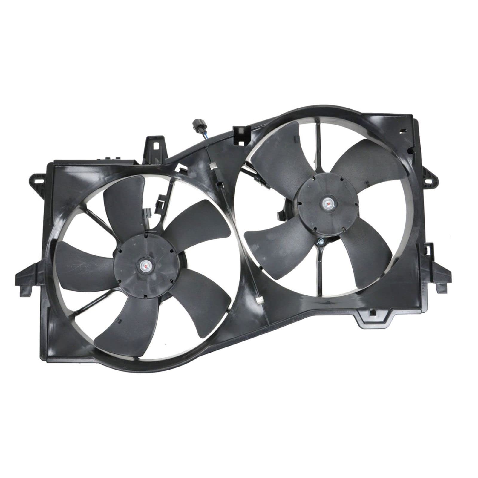 2002-2006 Mazda MPV Radiator Dual Cooling Fan Assembly Replacement Part MA3115131 - Perfect for Engine Overheating Prevention & Summer Driving